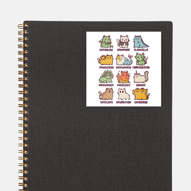 Meowthological Creatures-None-Glossy-Sticker-kg07