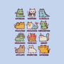 Meowthological Creatures-Mens-Basic-Tee-kg07