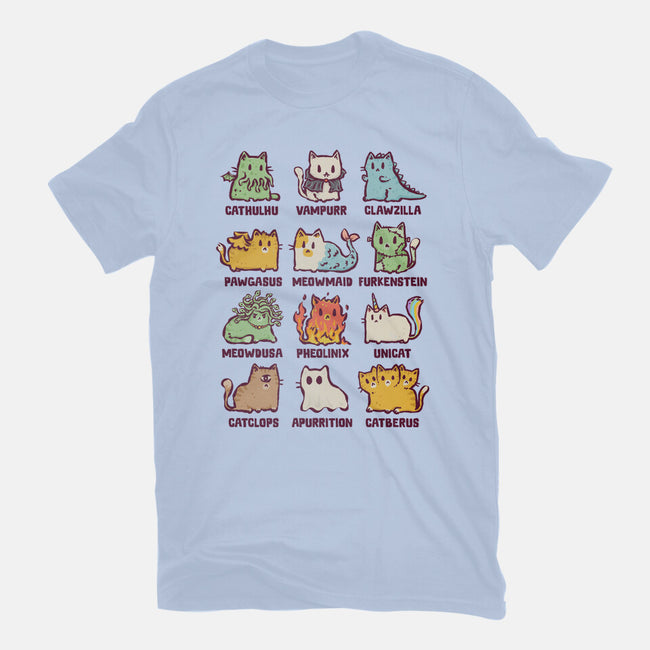 Meowthological Creatures-Unisex-Basic-Tee-kg07