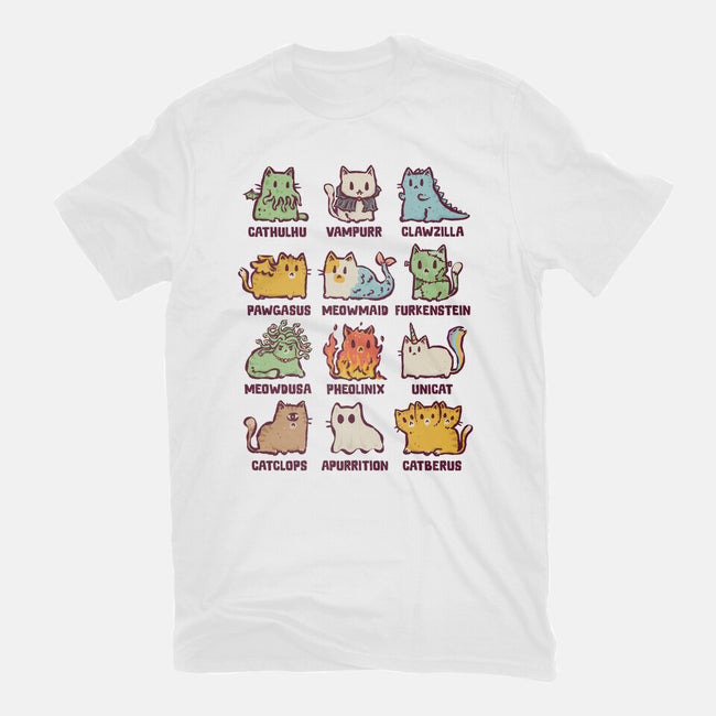 Meowthological Creatures-Womens-Basic-Tee-kg07