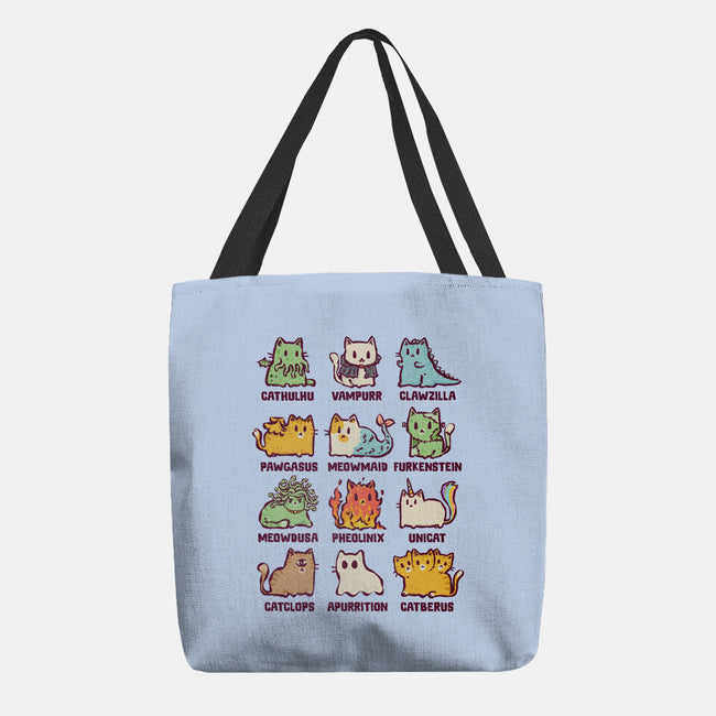 Meowthological Creatures-None-Basic Tote-Bag-kg07