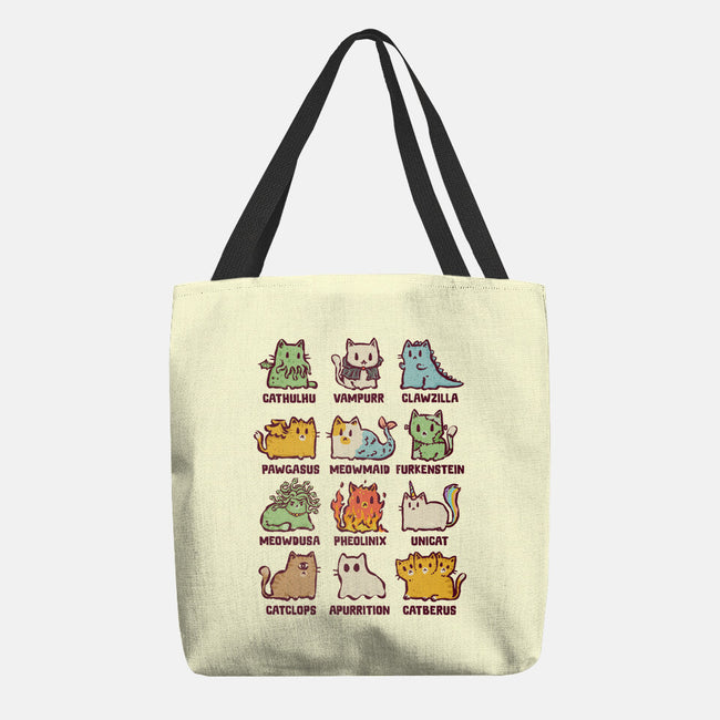 Meowthological Creatures-None-Basic Tote-Bag-kg07