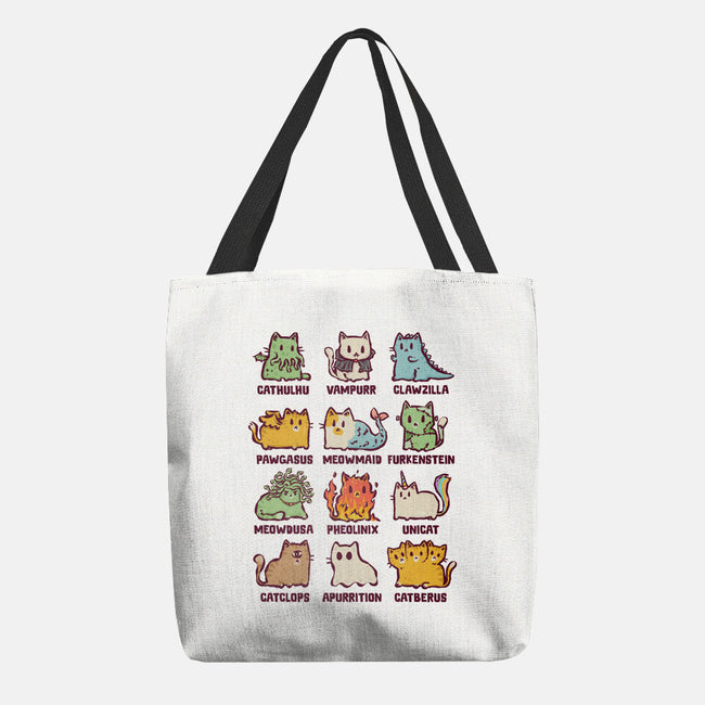 Meowthological Creatures-None-Basic Tote-Bag-kg07