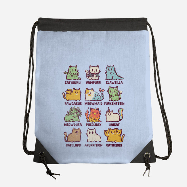 Meowthological Creatures-None-Drawstring-Bag-kg07
