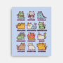 Meowthological Creatures-None-Stretched-Canvas-kg07