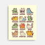 Meowthological Creatures-None-Stretched-Canvas-kg07
