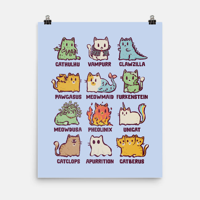 Meowthological Creatures-None-Matte-Poster-kg07