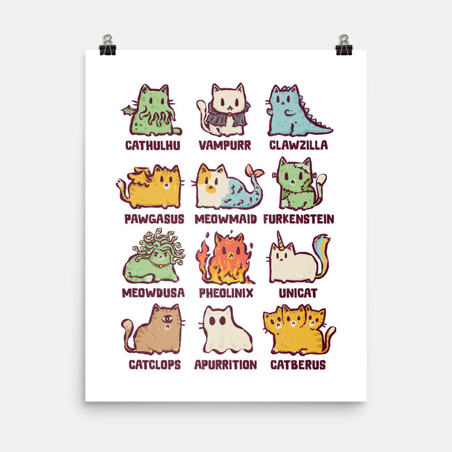 Meowthological Creatures-None-Matte-Poster-kg07