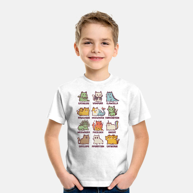 Meowthological Creatures-Youth-Basic-Tee-kg07