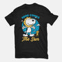 Beagle Summer Music-Mens-Basic-Tee-Studio Mootant