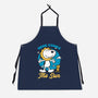 Beagle Summer Music-Unisex-Kitchen-Apron-Studio Mootant