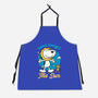 Beagle Summer Music-Unisex-Kitchen-Apron-Studio Mootant