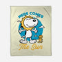 Beagle Summer Music-None-Fleece-Blanket-Studio Mootant