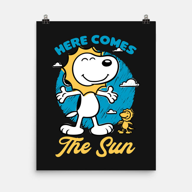 Beagle Summer Music-None-Matte-Poster-Studio Mootant