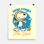 Beagle Summer Music-None-Matte-Poster-Studio Mootant