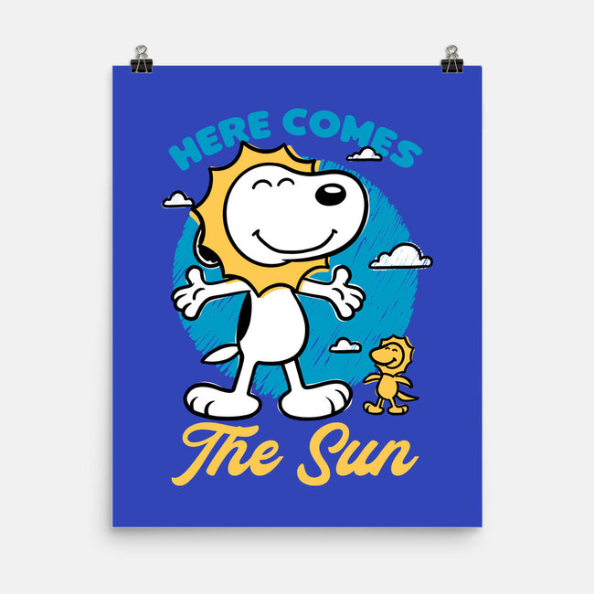 Beagle Summer Music-None-Matte-Poster-Studio Mootant