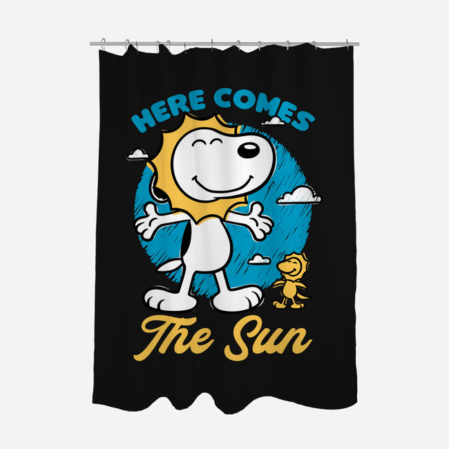 Beagle Summer Music-None-Polyester-Shower Curtain-Studio Mootant