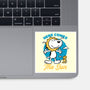 Beagle Summer Music-None-Glossy-Sticker-Studio Mootant