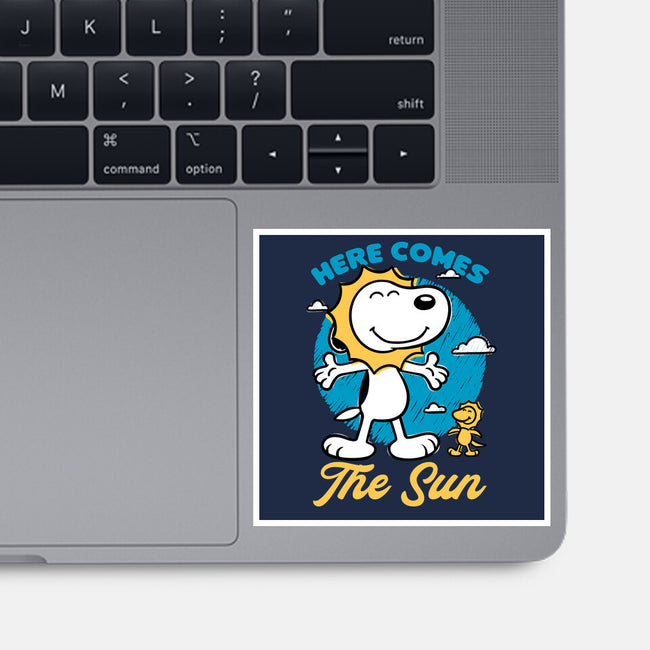Beagle Summer Music-None-Glossy-Sticker-Studio Mootant