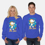 Beagle Summer Music-Unisex-Crew Neck-Sweatshirt-Studio Mootant