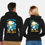 Beagle Summer Music-Unisex-Zip-Up-Sweatshirt-Studio Mootant