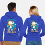Beagle Summer Music-Unisex-Zip-Up-Sweatshirt-Studio Mootant
