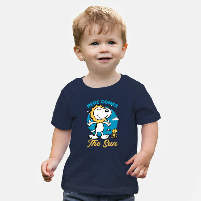 Beagle Summer Music-Baby-Basic-Tee-Studio Mootant