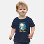 Beagle Summer Music-Baby-Basic-Tee-Studio Mootant