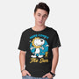 Beagle Summer Music-Mens-Basic-Tee-Studio Mootant