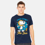 Beagle Summer Music-Mens-Heavyweight-Tee-Studio Mootant