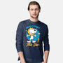 Beagle Summer Music-Mens-Long Sleeved-Tee-Studio Mootant