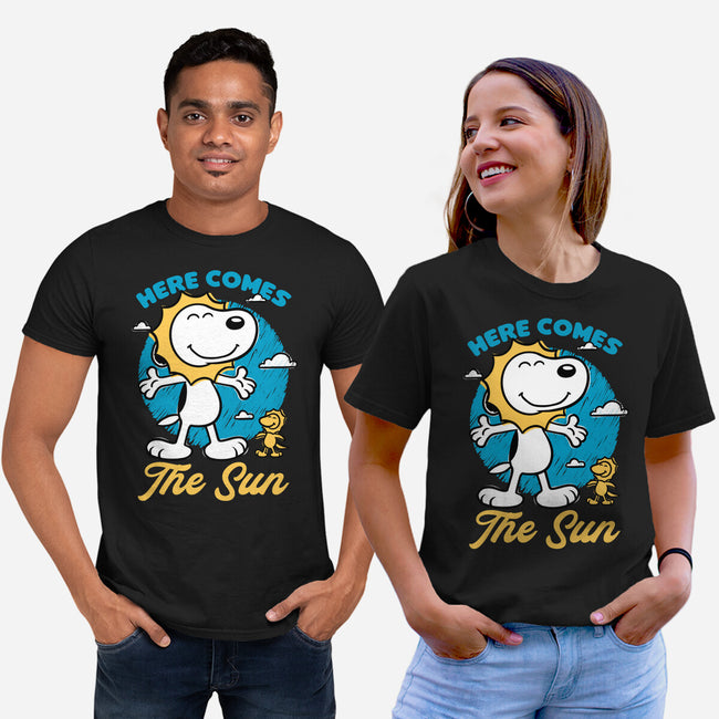 Beagle Summer Music-Unisex-Basic-Tee-Studio Mootant