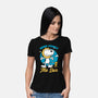 Beagle Summer Music-Womens-Basic-Tee-Studio Mootant