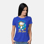 Beagle Summer Music-Womens-Basic-Tee-Studio Mootant
