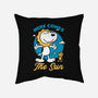 Beagle Summer Music-None-Removable Cover w Insert-Throw Pillow-Studio Mootant