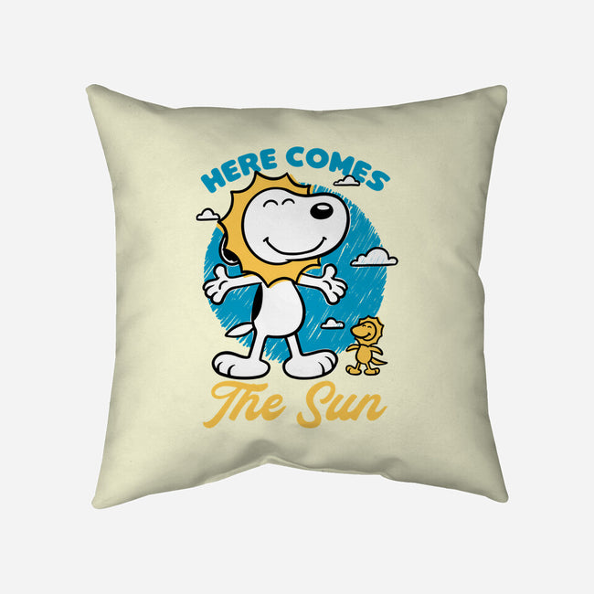 Beagle Summer Music-None-Removable Cover w Insert-Throw Pillow-Studio Mootant