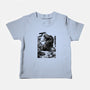T-rex Vs Ufo-Baby-Basic-Tee-fanfabio