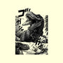 T-rex Vs Ufo-None-Adjustable Tote-Bag-fanfabio