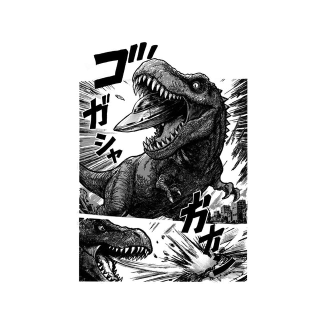 T-rex Vs Ufo-Unisex-Pullover-Sweatshirt-fanfabio