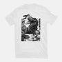 T-rex Vs Ufo-Mens-Basic-Tee-fanfabio