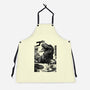 T-rex Vs Ufo-Unisex-Kitchen-Apron-fanfabio