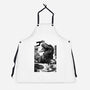 T-rex Vs Ufo-Unisex-Kitchen-Apron-fanfabio