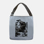T-rex Vs Ufo-None-Adjustable Tote-Bag-fanfabio
