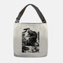 T-rex Vs Ufo-None-Adjustable Tote-Bag-fanfabio