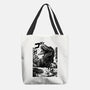 T-rex Vs Ufo-None-Basic Tote-Bag-fanfabio
