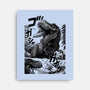 T-rex Vs Ufo-None-Stretched-Canvas-fanfabio