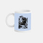 T-rex Vs Ufo-None-Mug-Drinkware-fanfabio