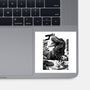 T-rex Vs Ufo-None-Glossy-Sticker-fanfabio