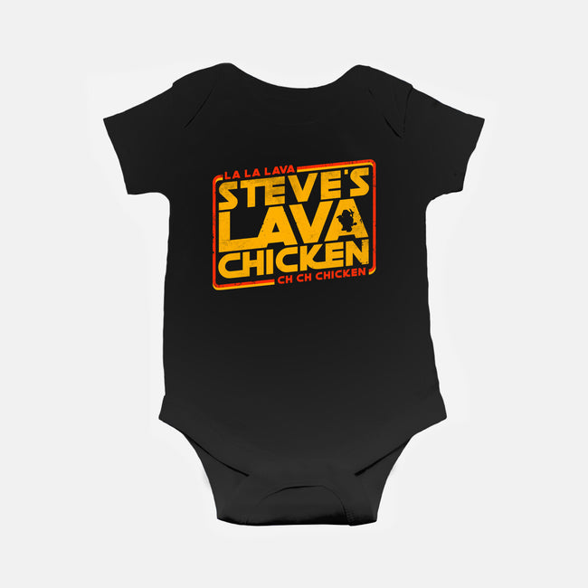 Steves Space Lava Chicken-Baby-Basic-Onesie-rocketman_art