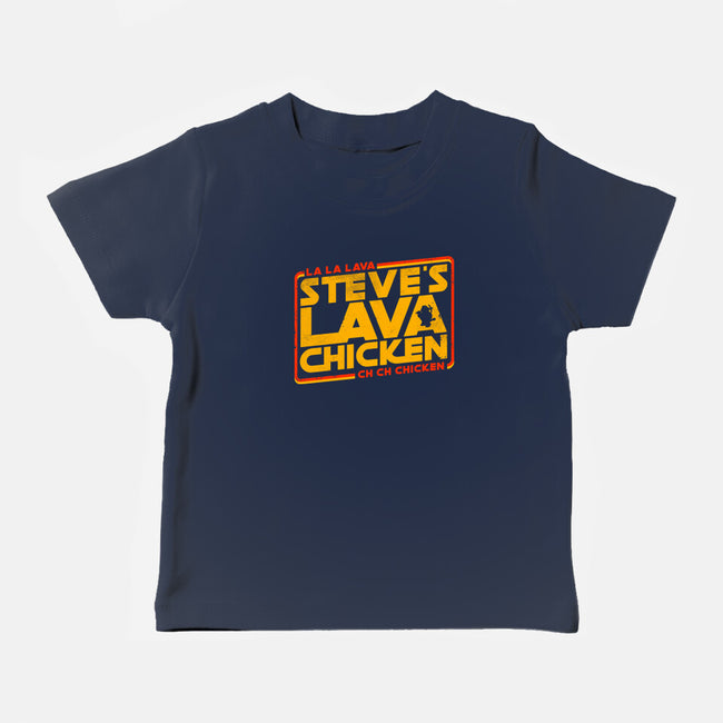 Steves Space Lava Chicken-Baby-Basic-Tee-rocketman_art